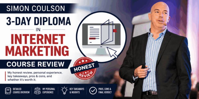 Simon Coulson 3-Day Diploma in Internet Marketing Course Review