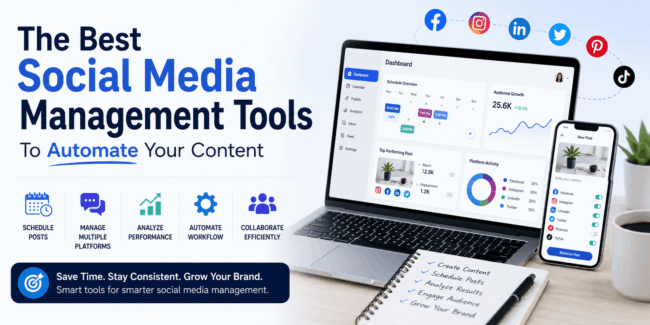 Best social media management tools for automating content and scheduling posts