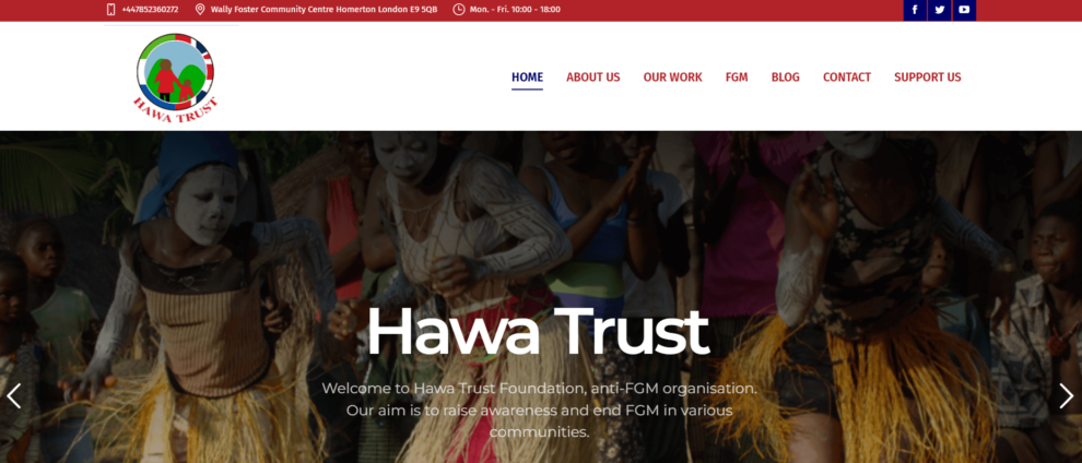 Hawa Trust is a local charity foundation that works with different people and organisations in the fighting against FGM/C related with HIV and order harmful abuse to women and girls.