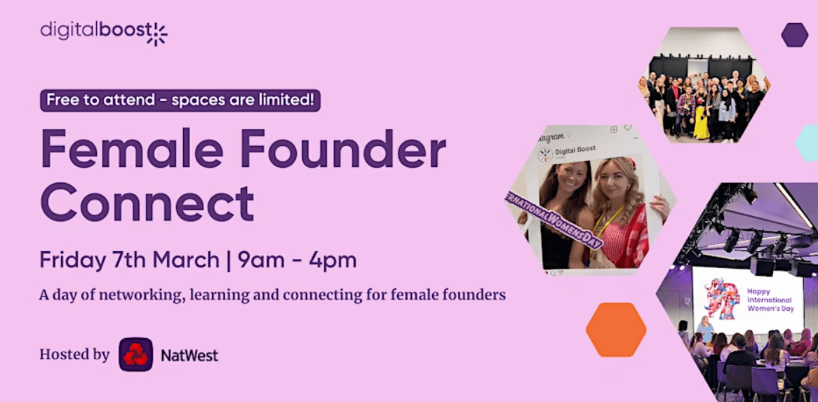 Female Founder Connect - In-Person Event for International Women's Day