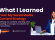 Social Media Content Strategy Sally Kamara