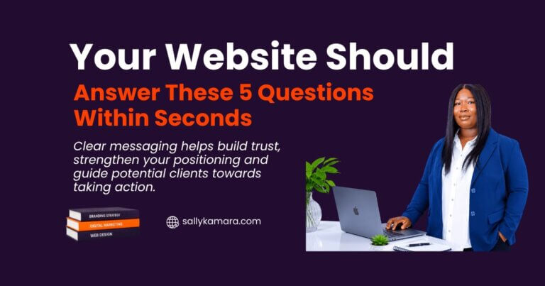 Your Website Should Answer These 5 Questions Within Seconds